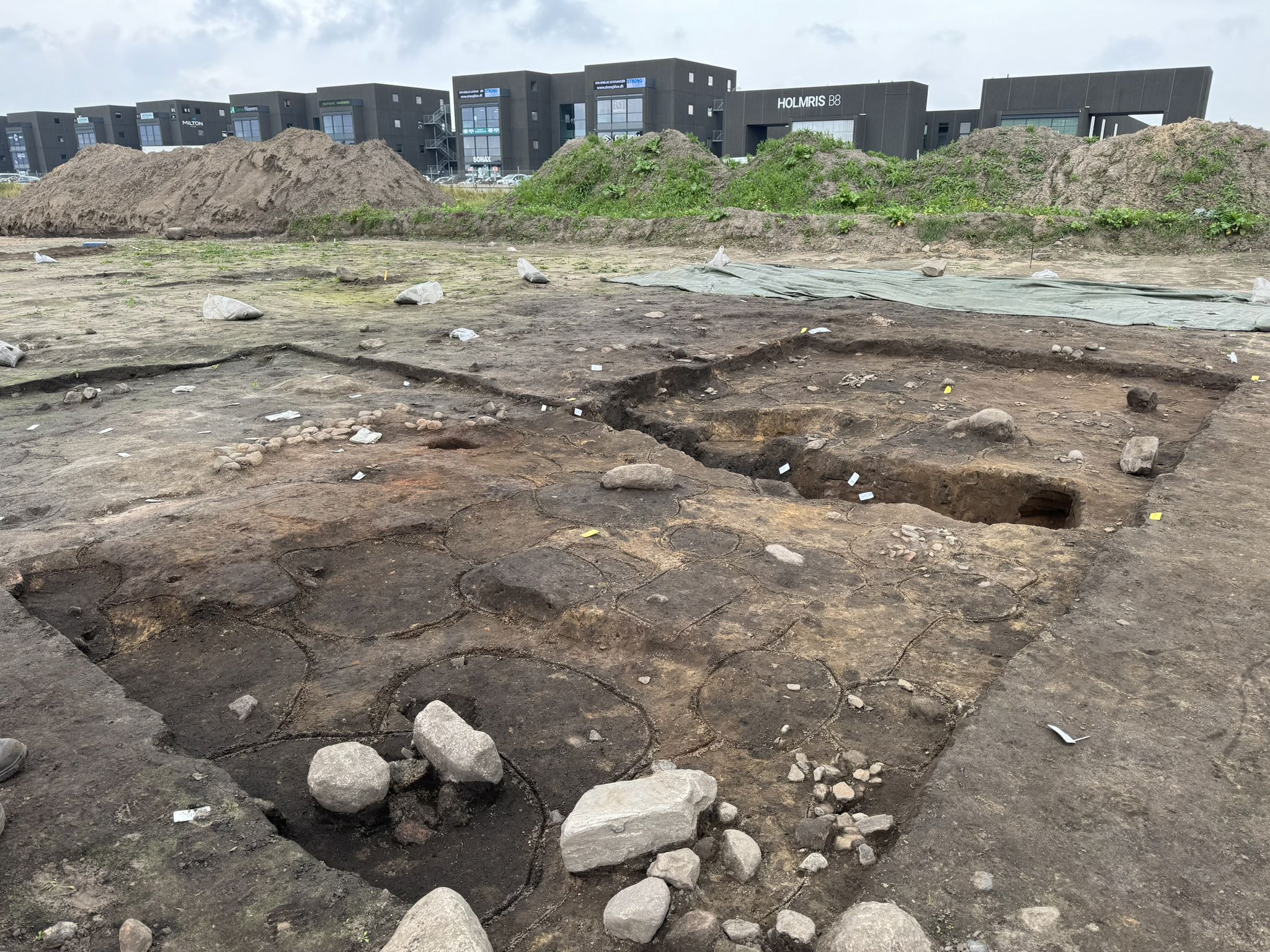 Foto fra udgravningen