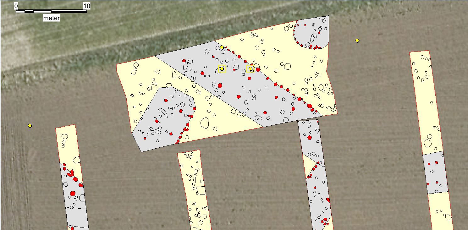 Grafik: Udgravning på fundstedet