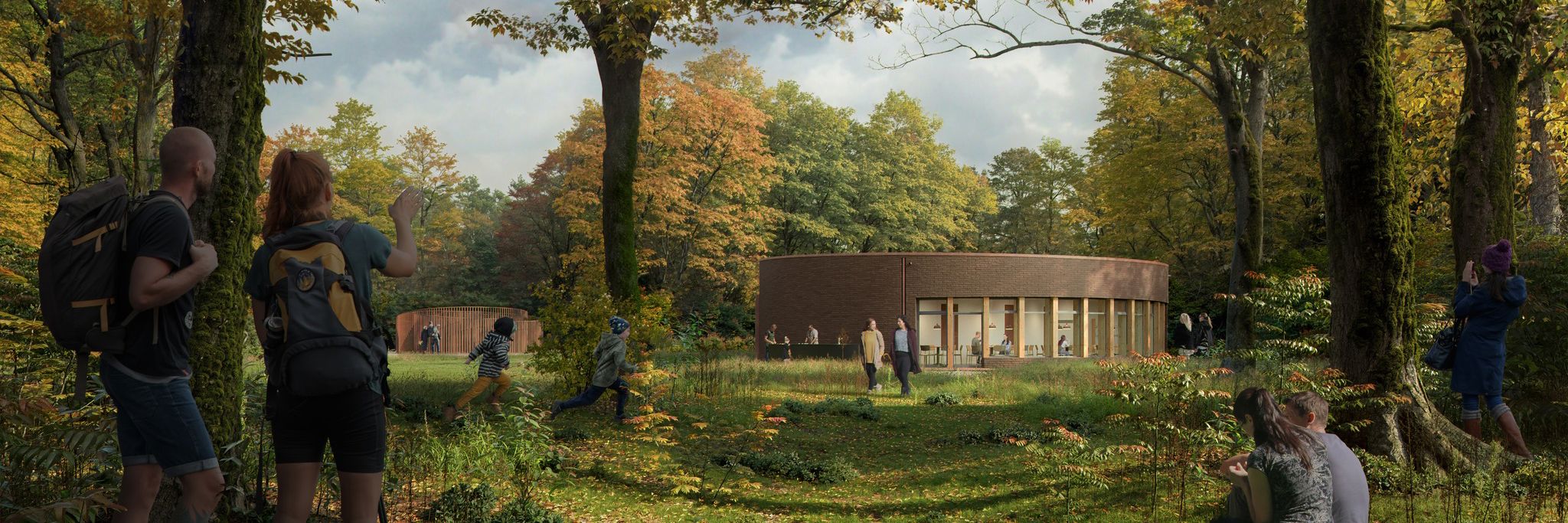 Illustration af det nye museum