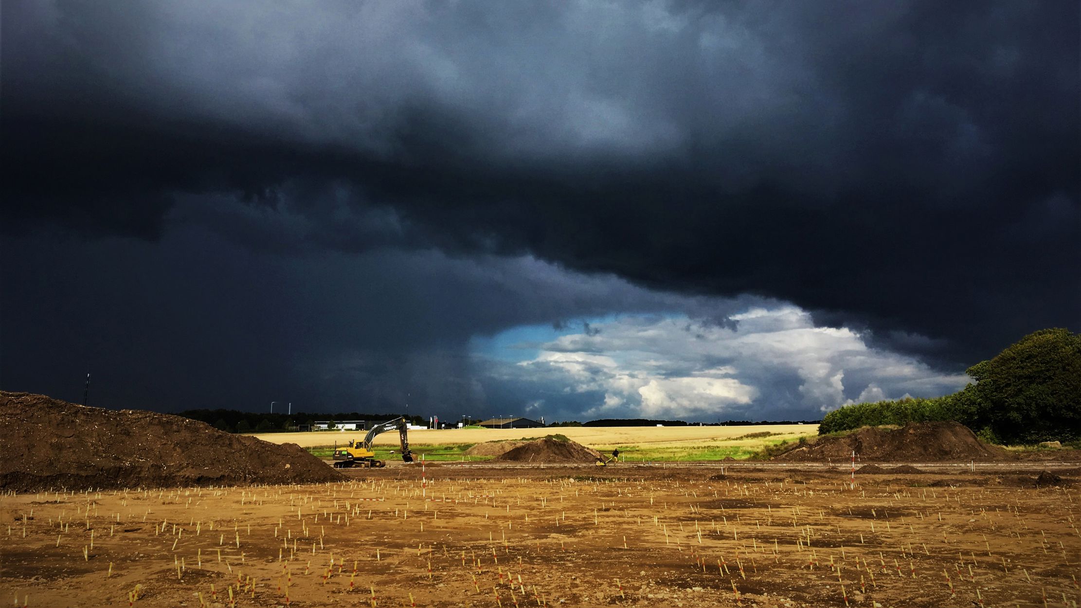 Udgravning af jenalderlandsby i Jelling