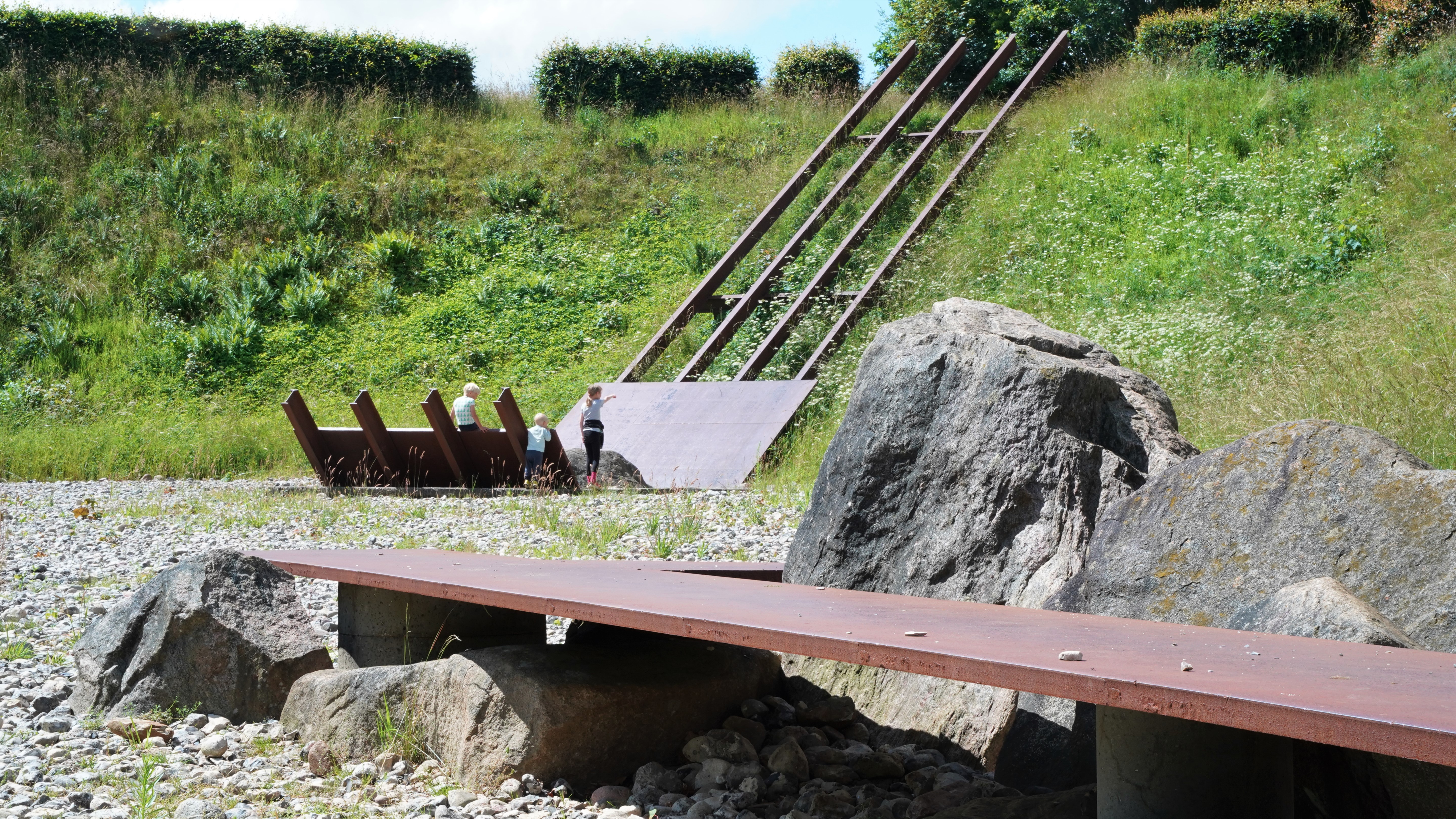Skulptur i Tørskind grusgrav