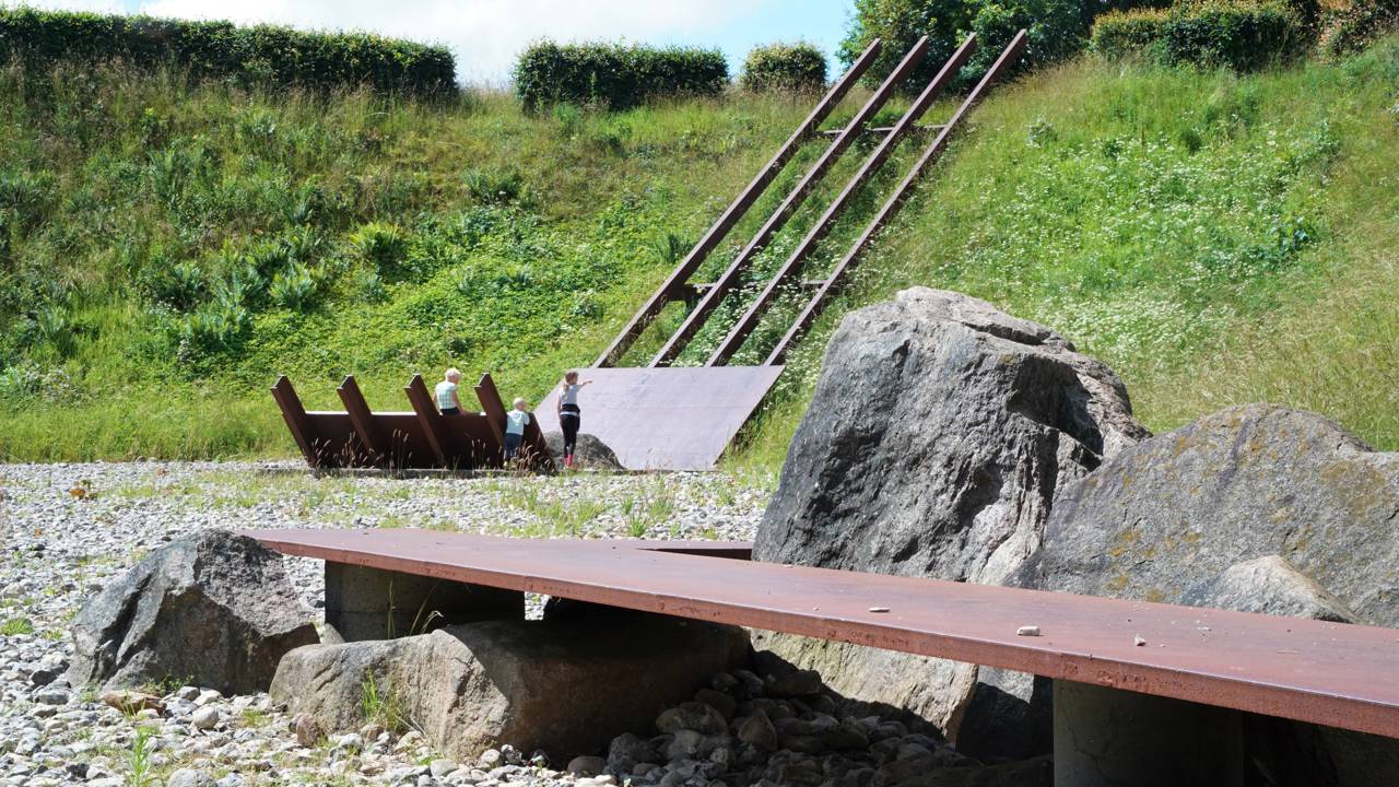 Skulptur i Tørskind grusgrav